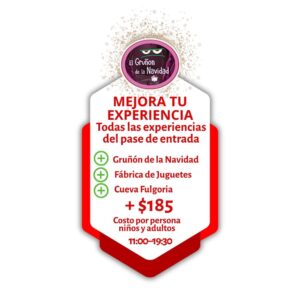 Mejora tu Experiencia - Sábado 06 de Diciembre 2025. Valor $185 (Ciento Ochenta y Cinco Pesos)